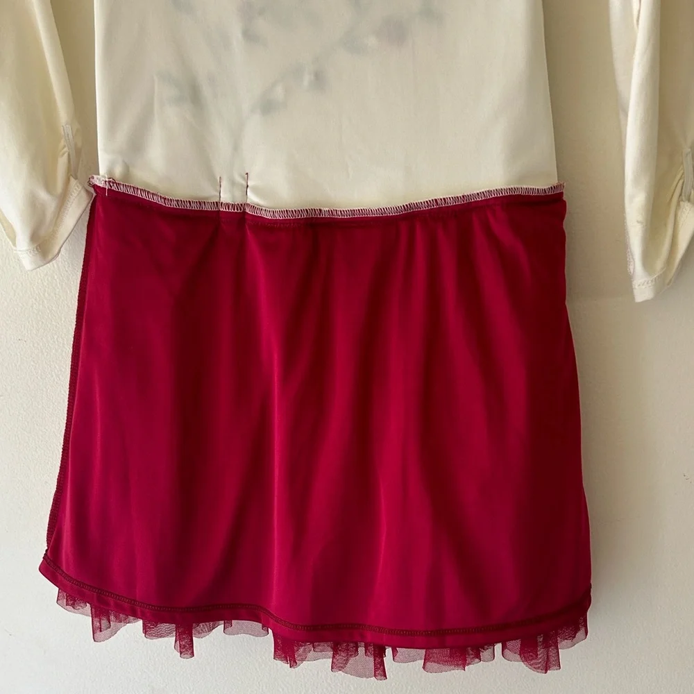 Biscotti girl’s Dress Cream and Red - Picture 13 of 15
